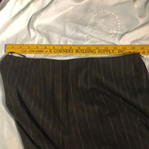 Talbots size 12 petite brown lined wool slacks - Picture 9 of 10